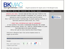 Tablet Screenshot of bangkokmac.com
